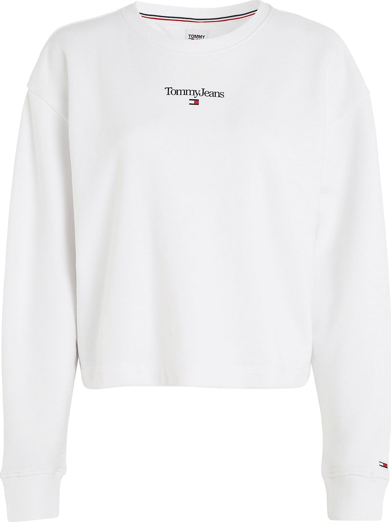 Tommy Jeans Mikina modrá / červená / černá / bílá