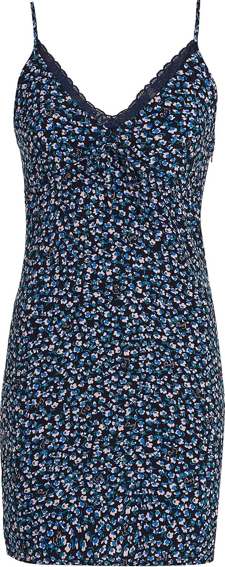 Tommy Jeans Šaty marine modrá / mix barev