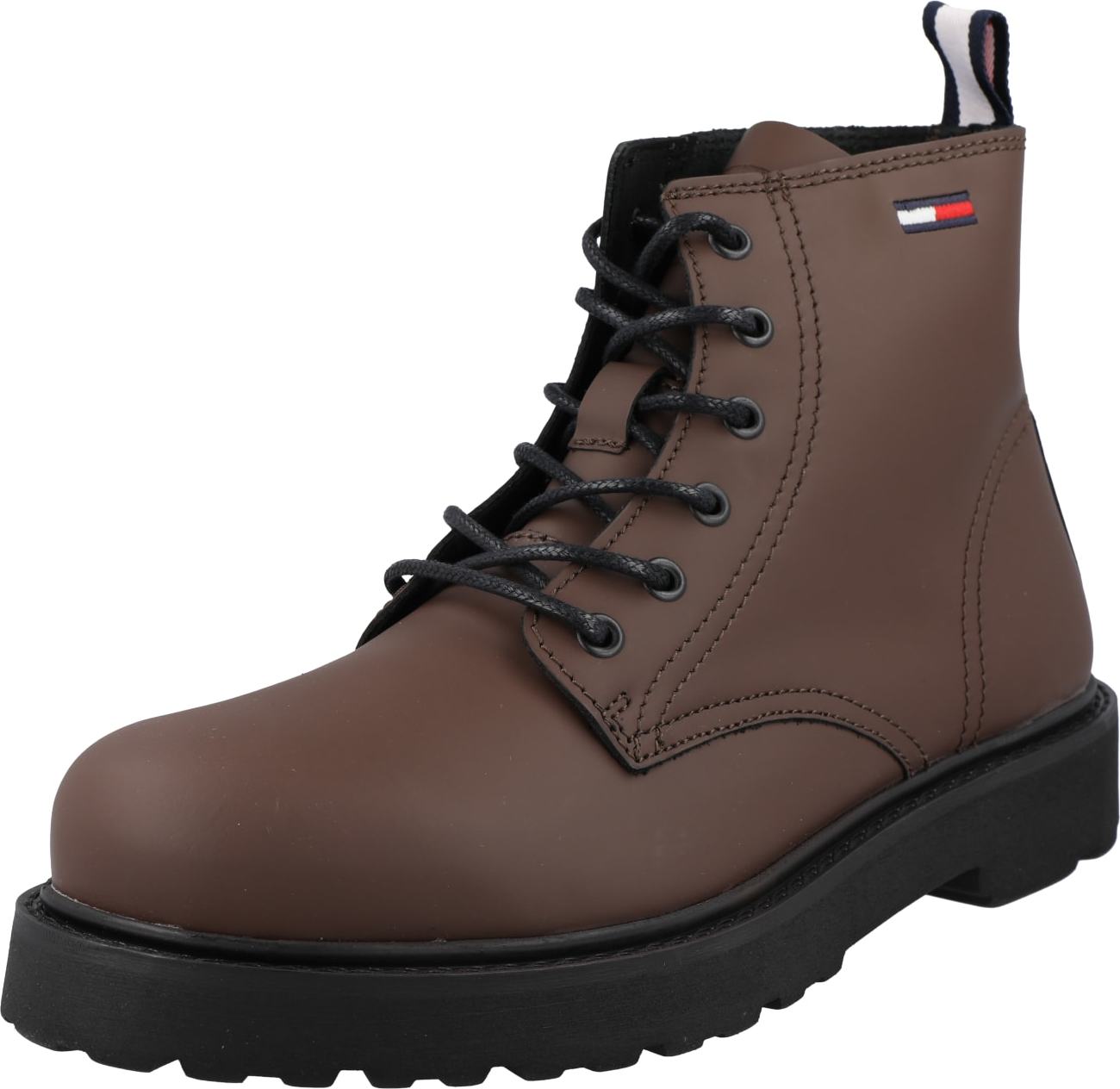 Tommy Jeans Šněrovací boty hnědá