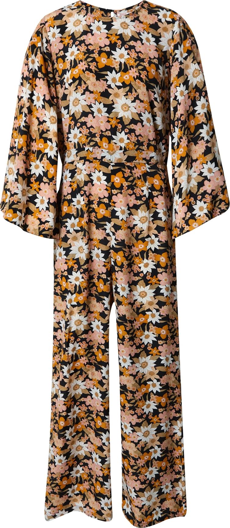 Traffic People Overal oranžová / meruňková / černá / bílá