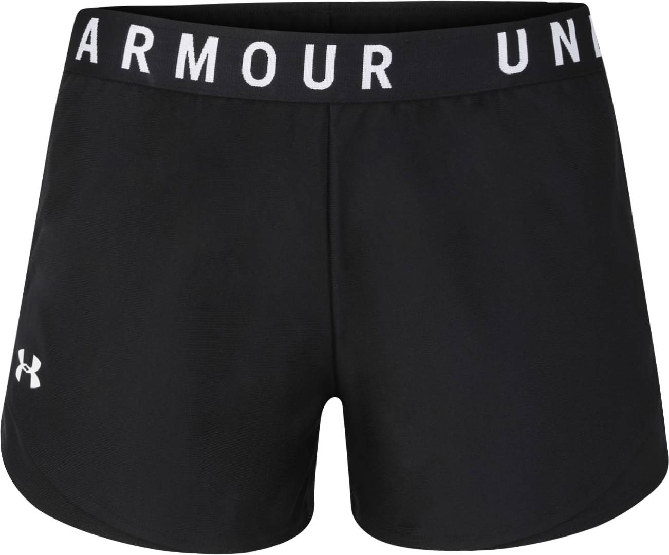 UNDER ARMOUR Sportovní kalhoty 'Play Up 3.0' černá / bílá
