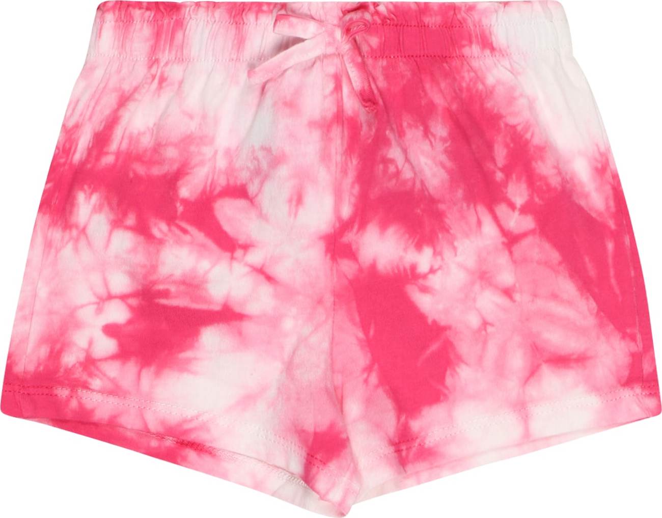 UNITED COLORS OF BENETTON Kalhoty pink / bílá