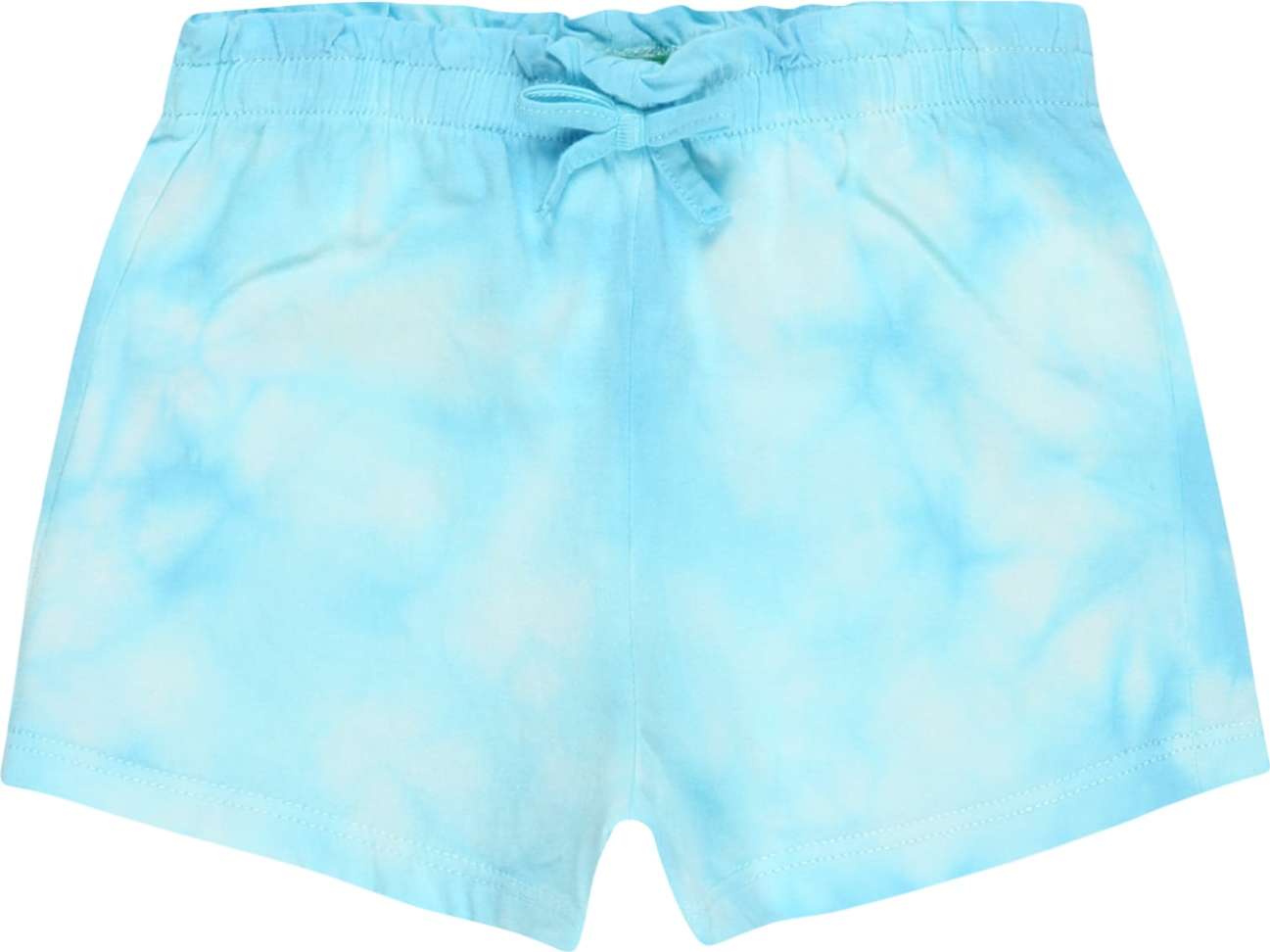 UNITED COLORS OF BENETTON Kalhoty světlemodrá / bílá