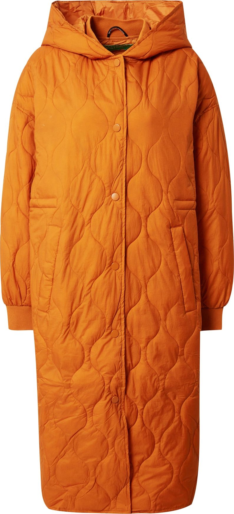 UNITED COLORS OF BENETTON Přechodný kabát koňaková