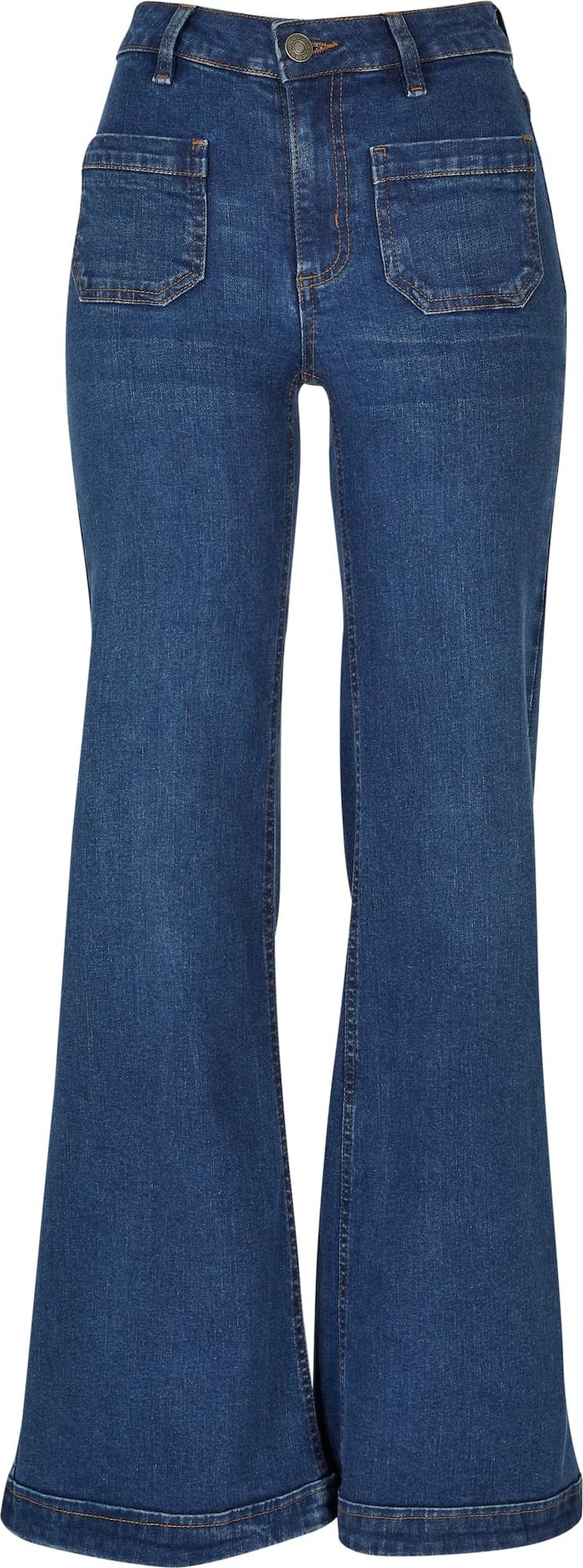 Urban Classics Džíny modrá džínovina