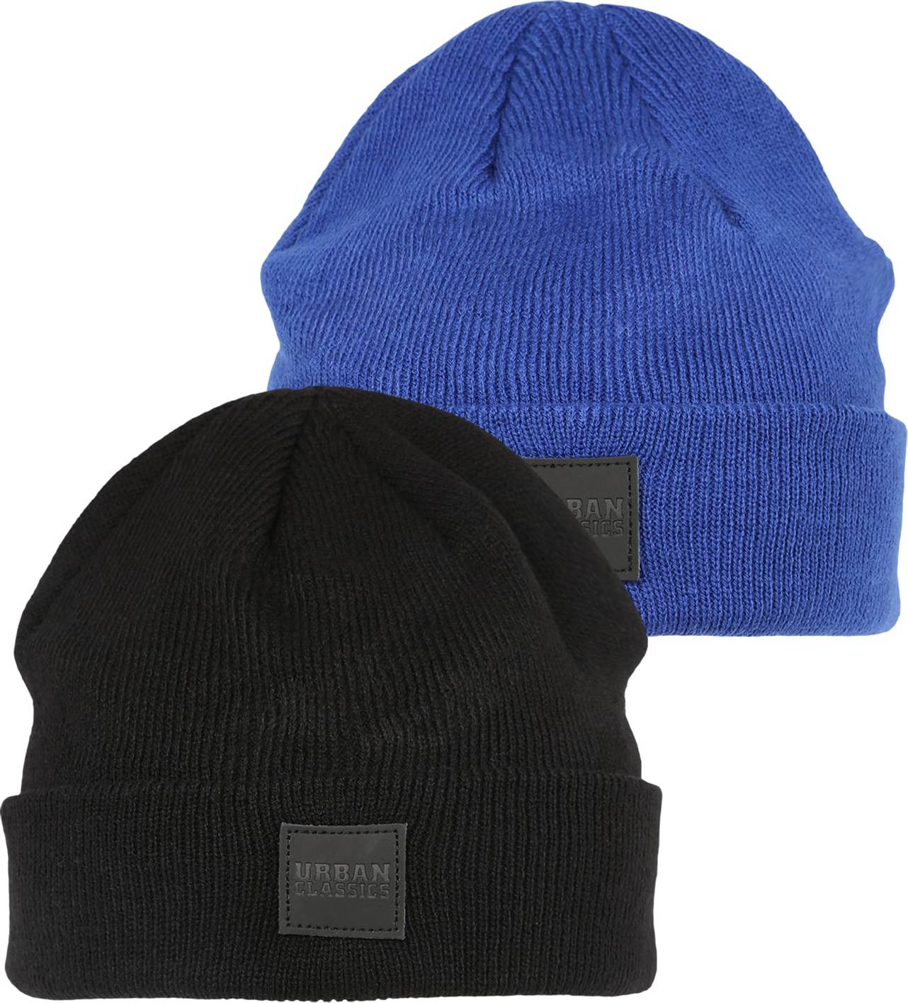 Urban Classics Čepice modrá / černá