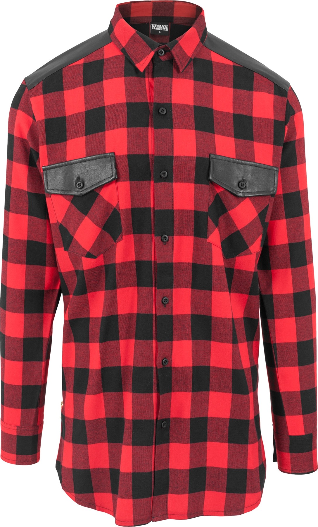 Urban Classics Košile červená / černá