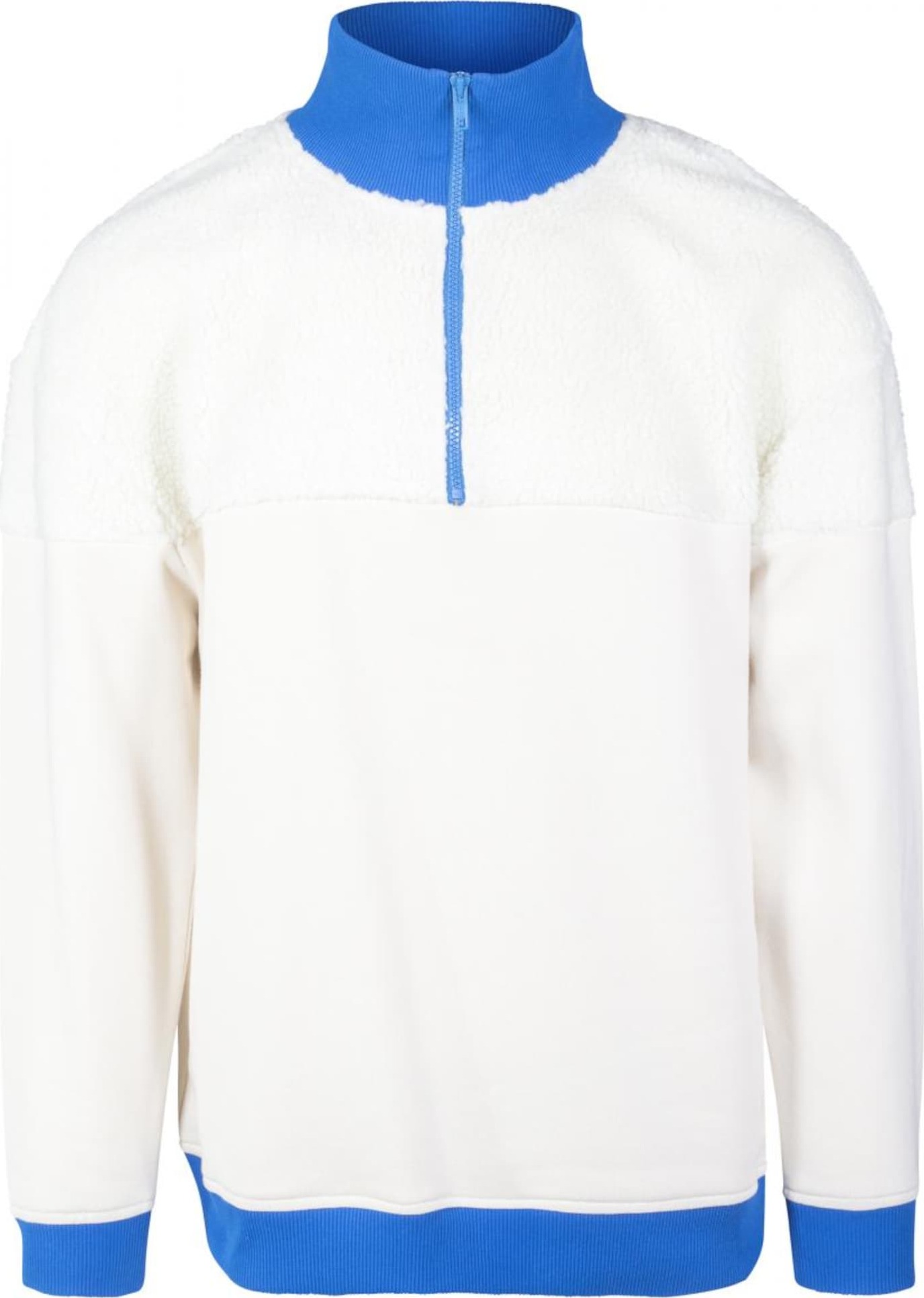 Urban Classics Mikina modrá / bílá