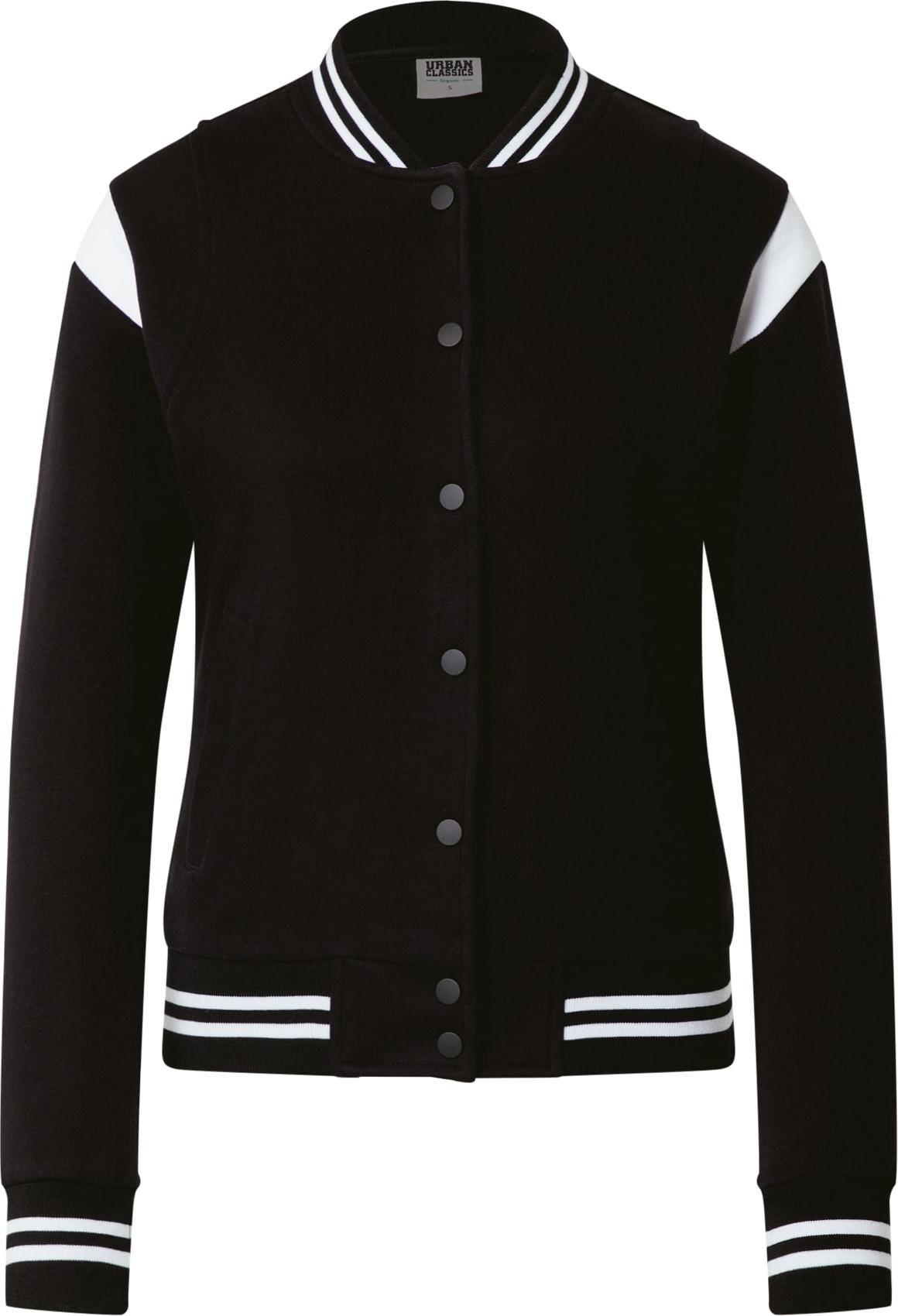 Urban Classics Přechodná bunda černá / bílá