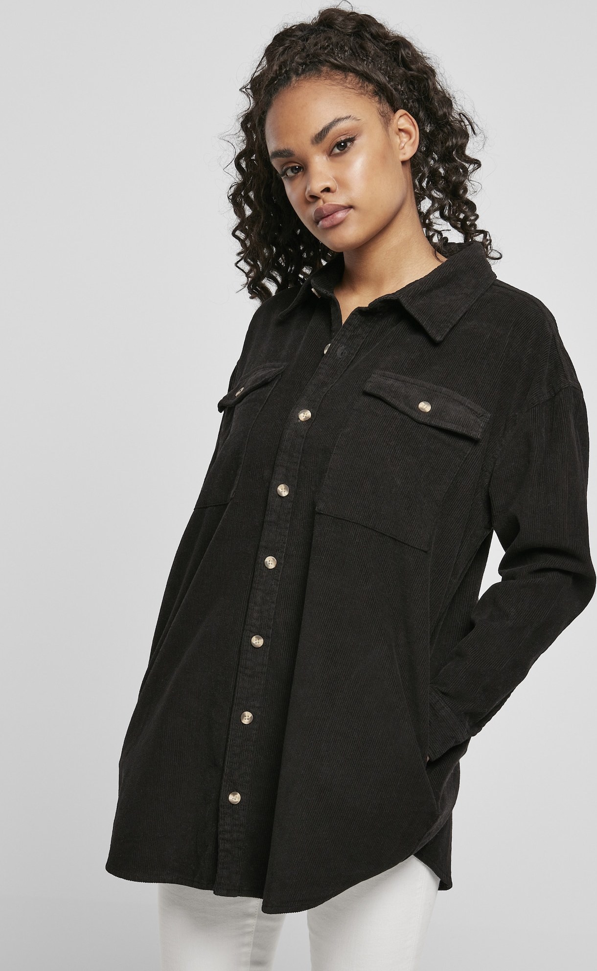 Urban Classics Přechodná bunda černá