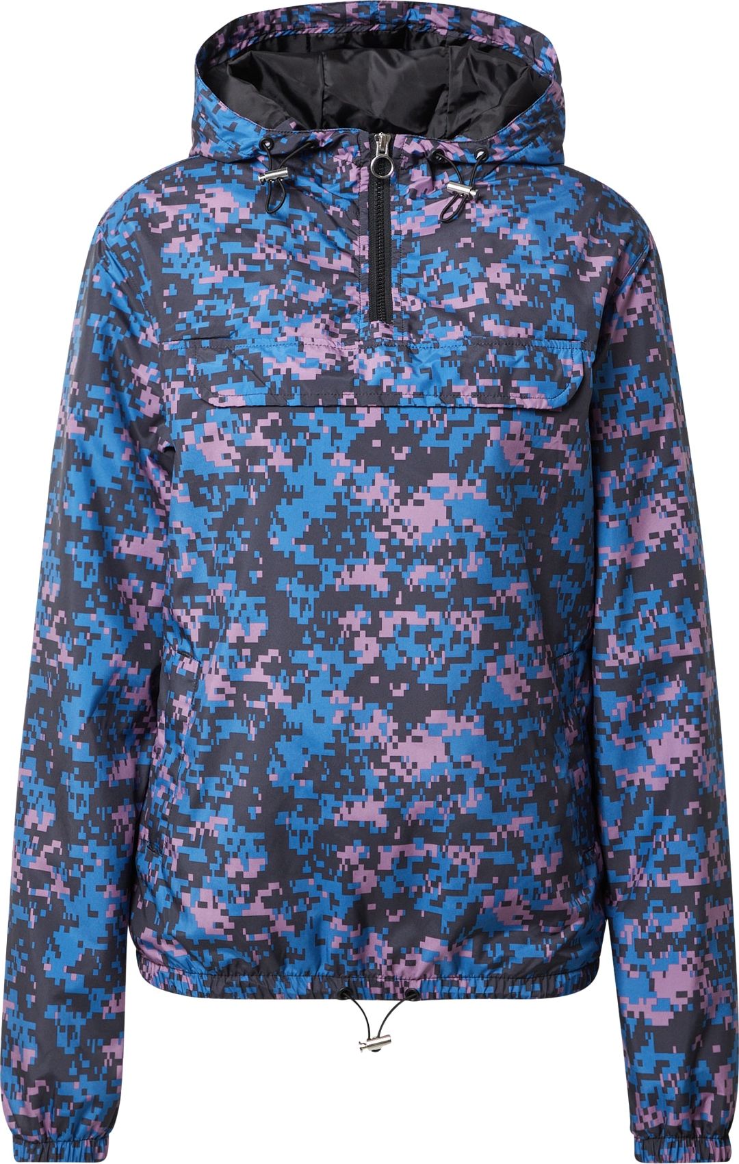 Urban Classics Přechodná bunda modrá / fialová / černá