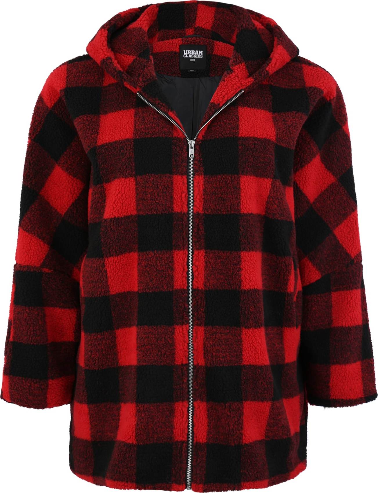 Urban Classics Přechodná bunda grenadina / rubínově červená / černá
