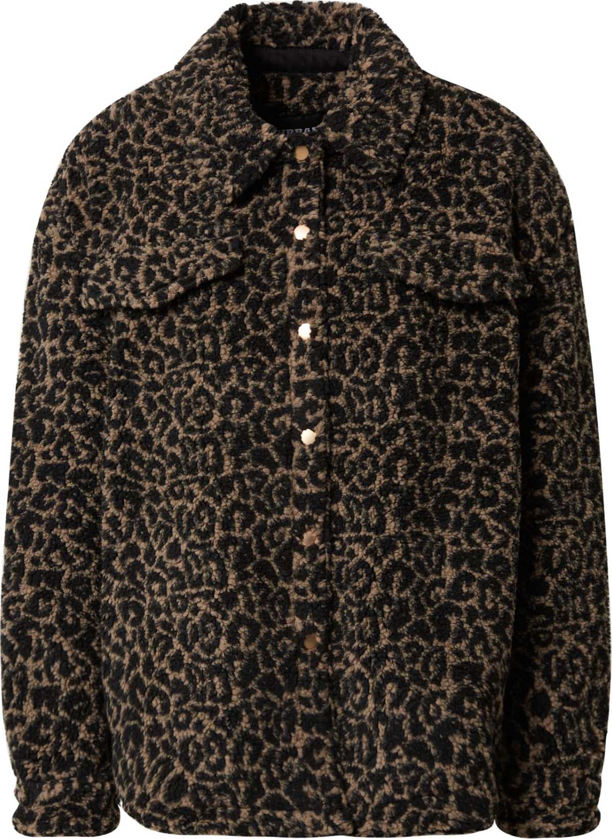 Urban Classics Přechodná bunda šedobéžová / černá