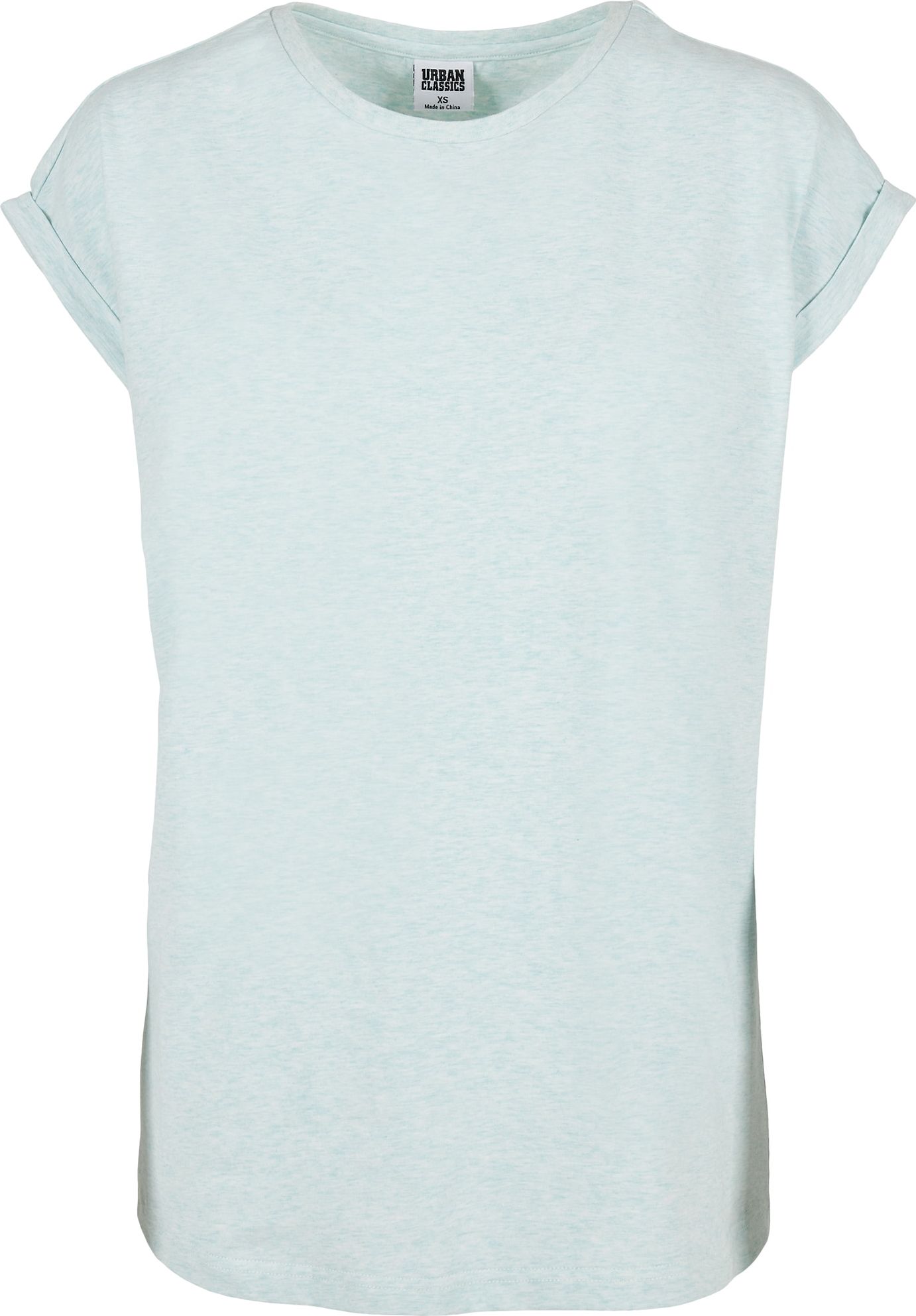 Urban Classics Tričko pastelová modrá / bílá