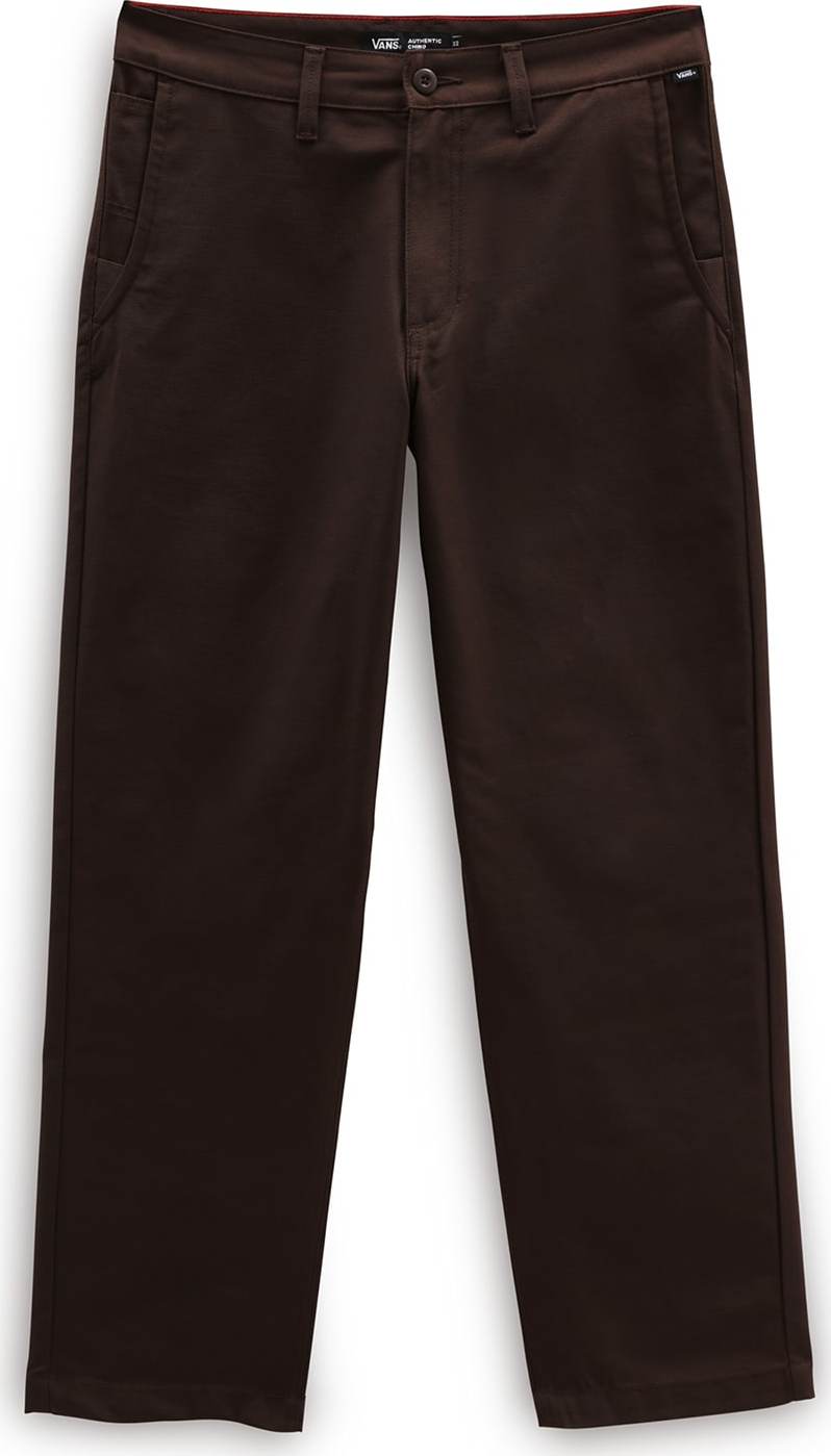 VANS Chino kalhoty kaštanově hnědá