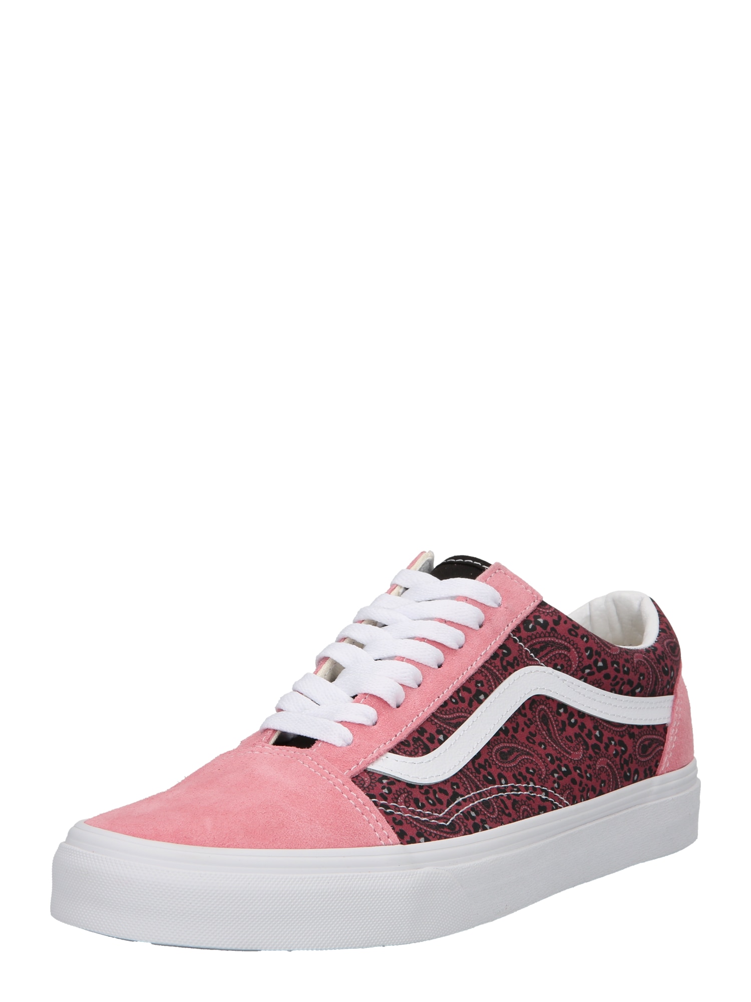 VANS Tenisky 'Old Skool' pink / krvavě červená / černá / offwhite