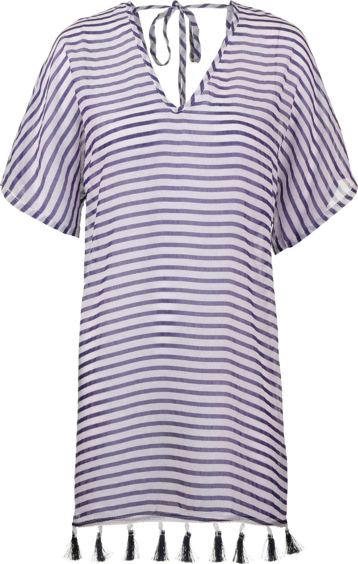 VENICE BEACH Plážové šaty marine modrá / bílá