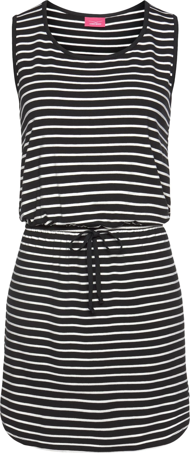 VENICE BEACH Šaty černá / bílá