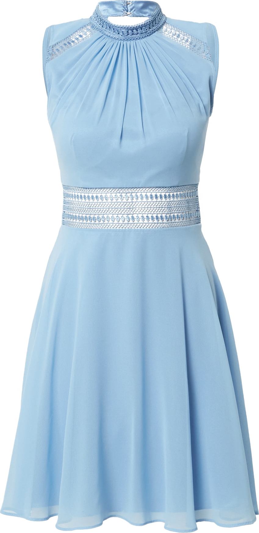 Vera Mont Koktejlové šaty nebeská modř