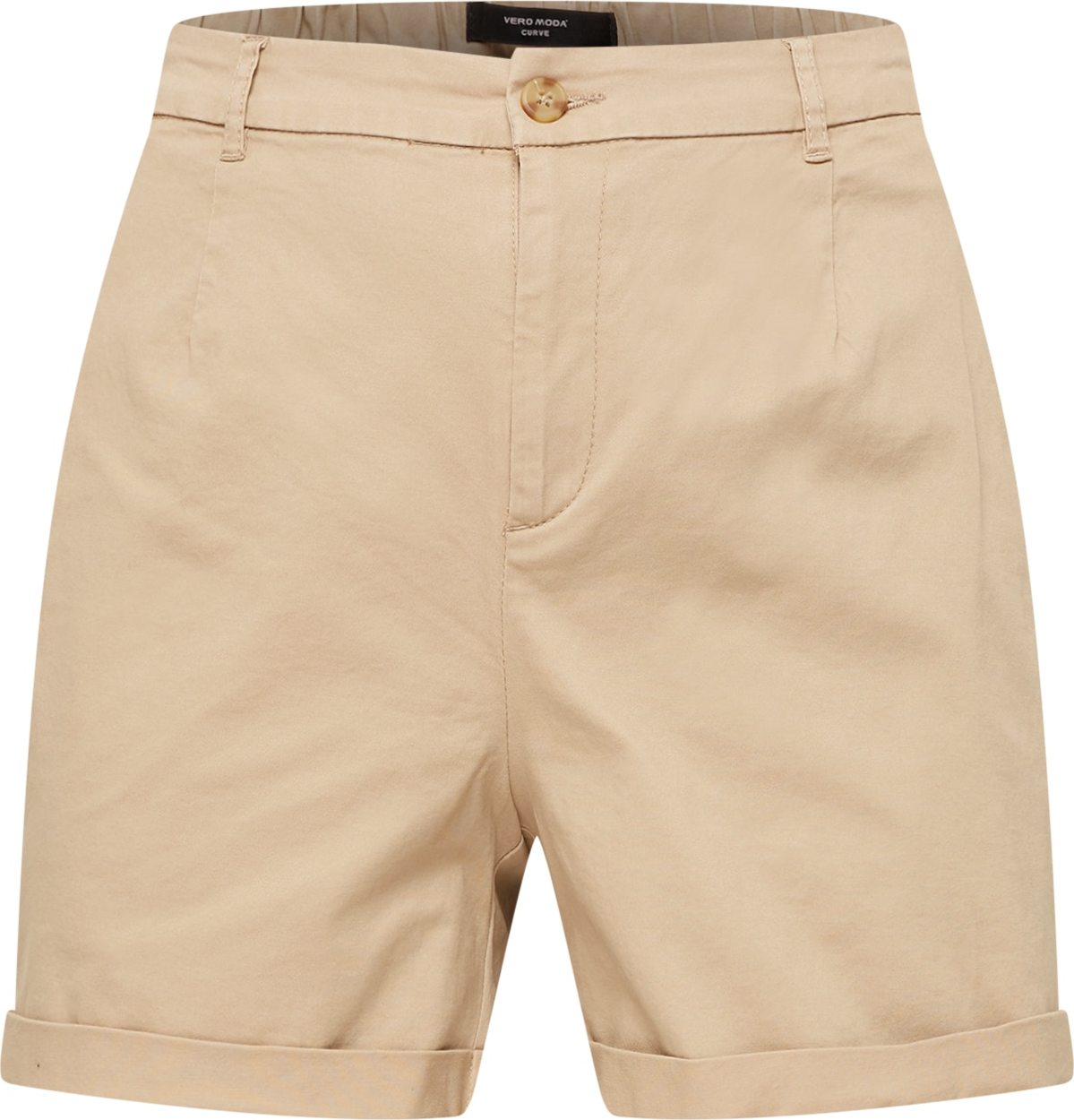 Vero Moda Curve Kalhoty 'Deborah' písková