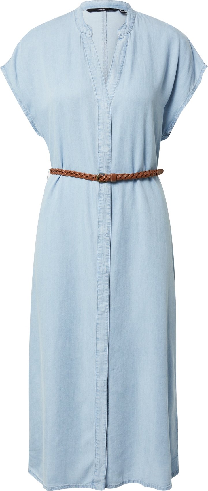 VERO MODA Košilové šaty 'IRENE' modrá džínovina