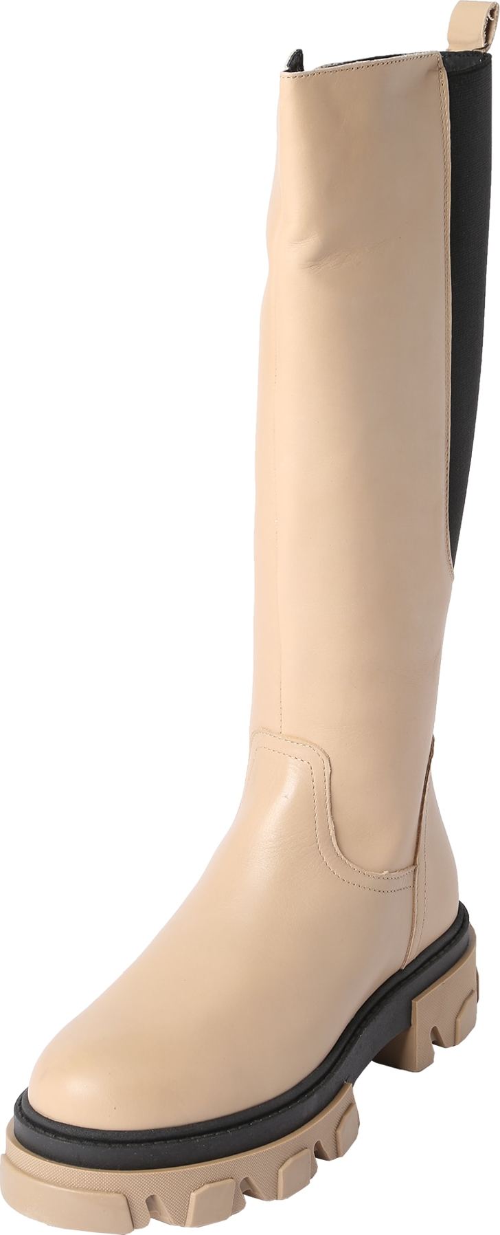 VERO MODA Kozačky 'ELIZA' světle hnědá / černá