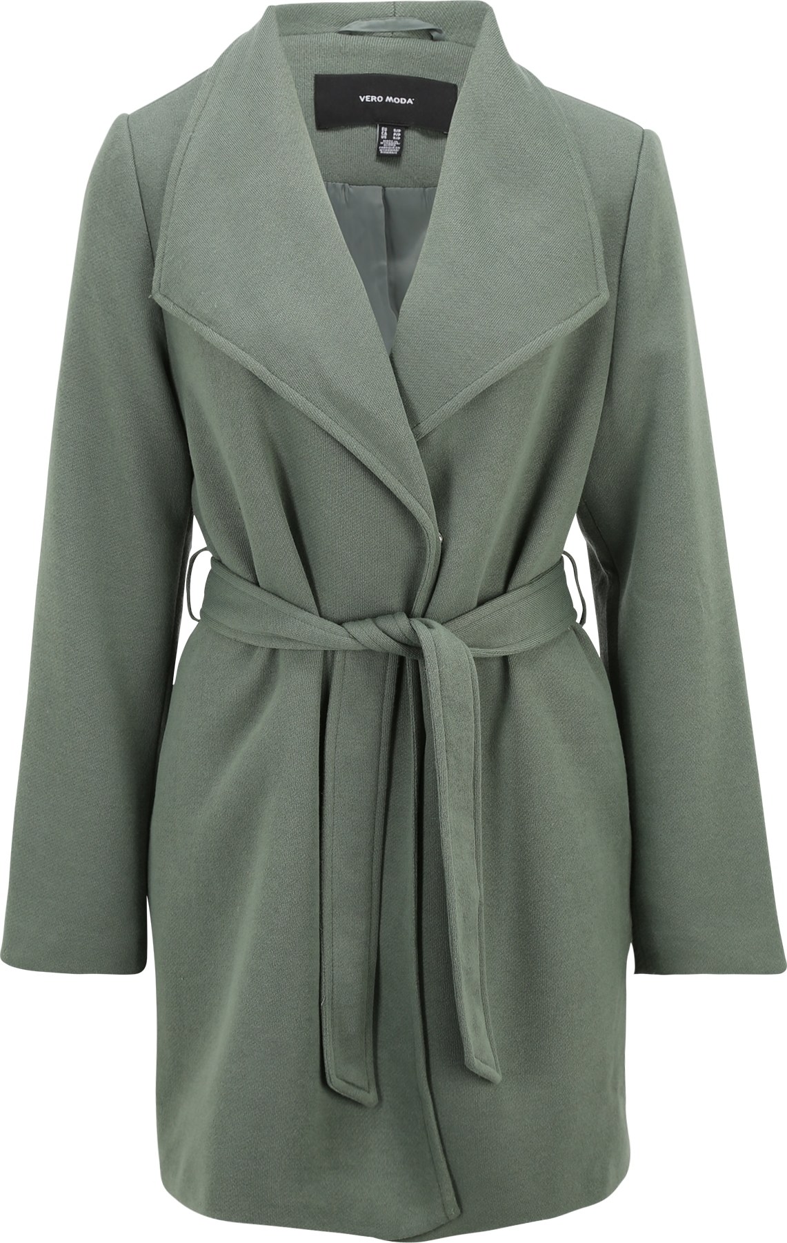 Vero Moda Petite Přechodný kabát tmavě zelená