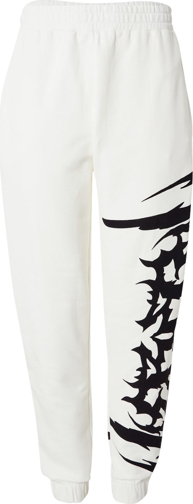 VIERVIER Kalhoty 'Malia' černá / offwhite