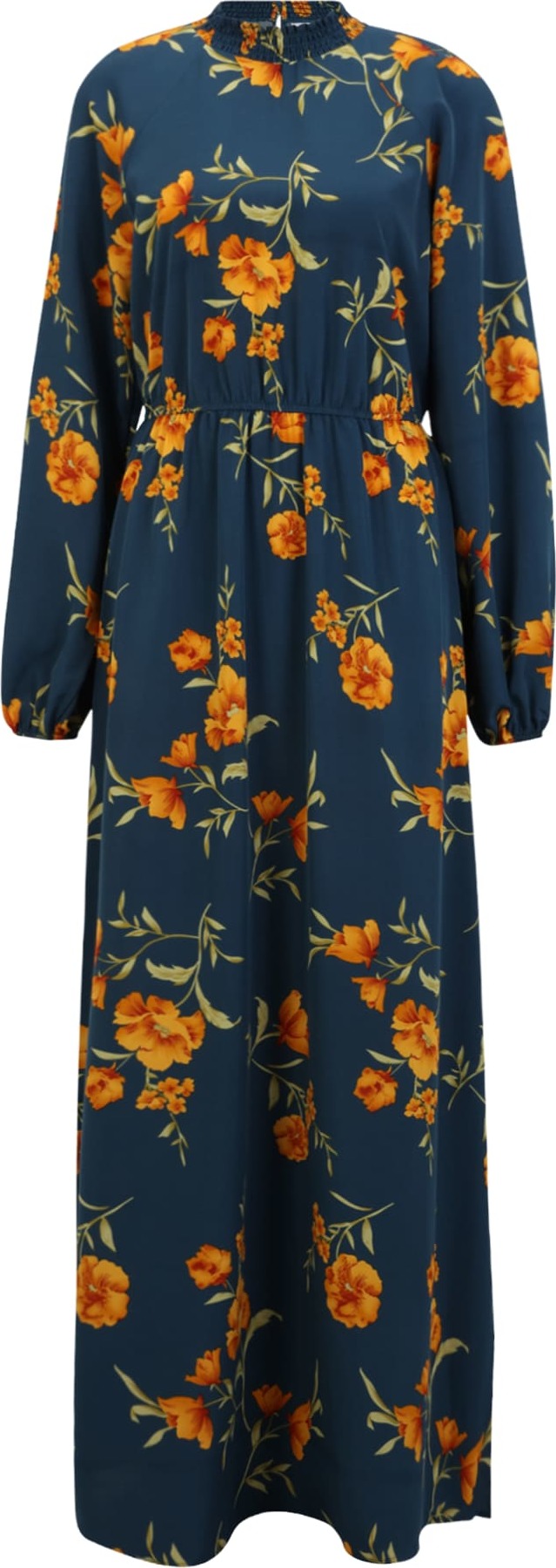 Vila Tall Šaty námořnická modř / pastelově zelená / oranžová