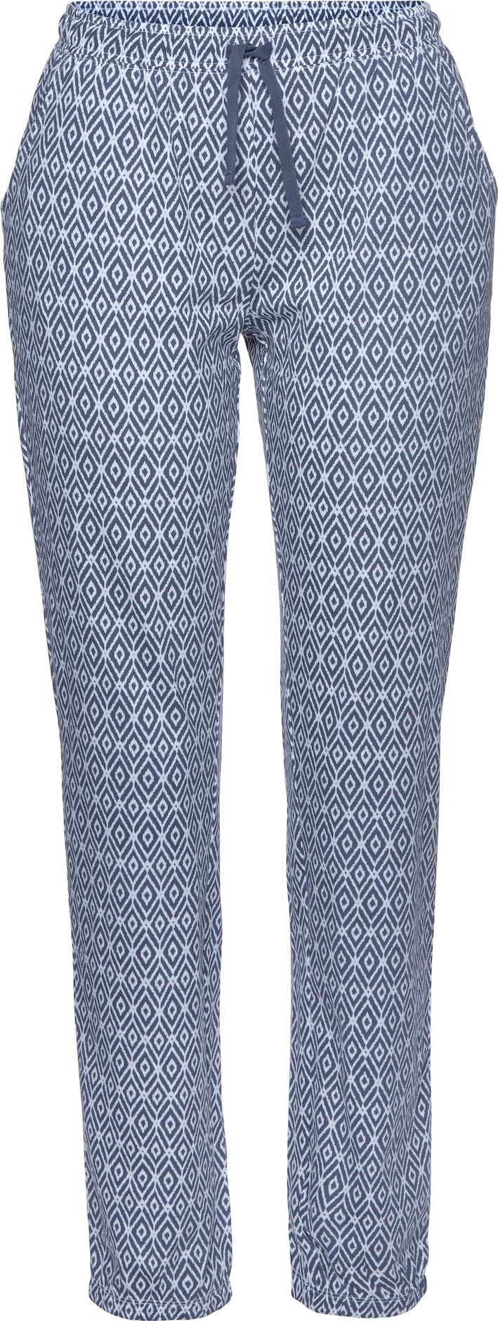 VIVANCE Pyžamové kalhoty chladná modrá / pastelová modrá
