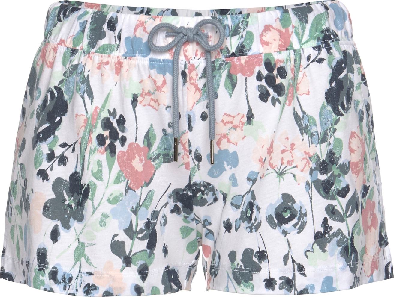 VIVANCE Pyžamové kalhoty 'Dreams' mix barev / bílá