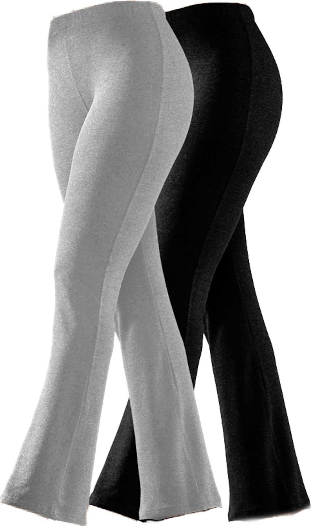 VIVANCE Pyžamové kalhoty šedý melír / černá