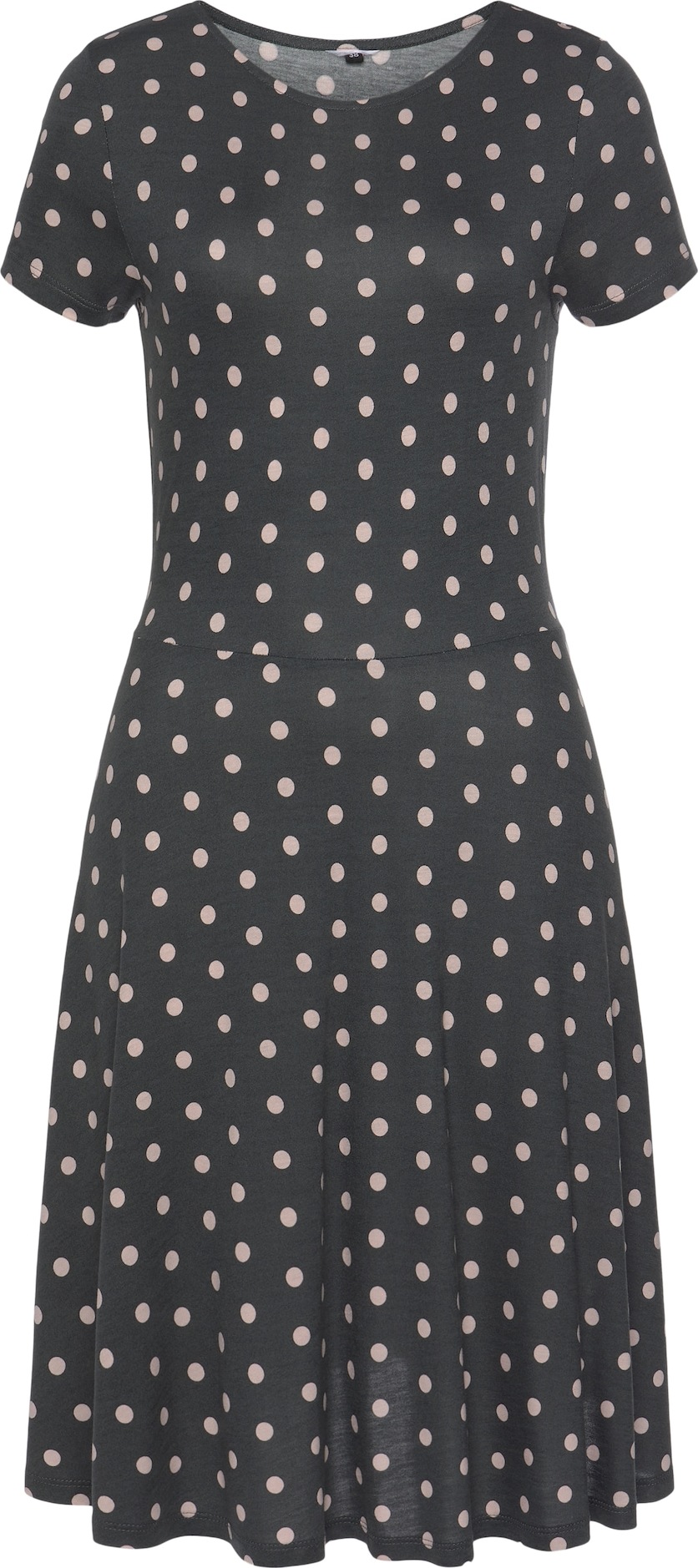 VIVANCE Šaty pudrová / černá