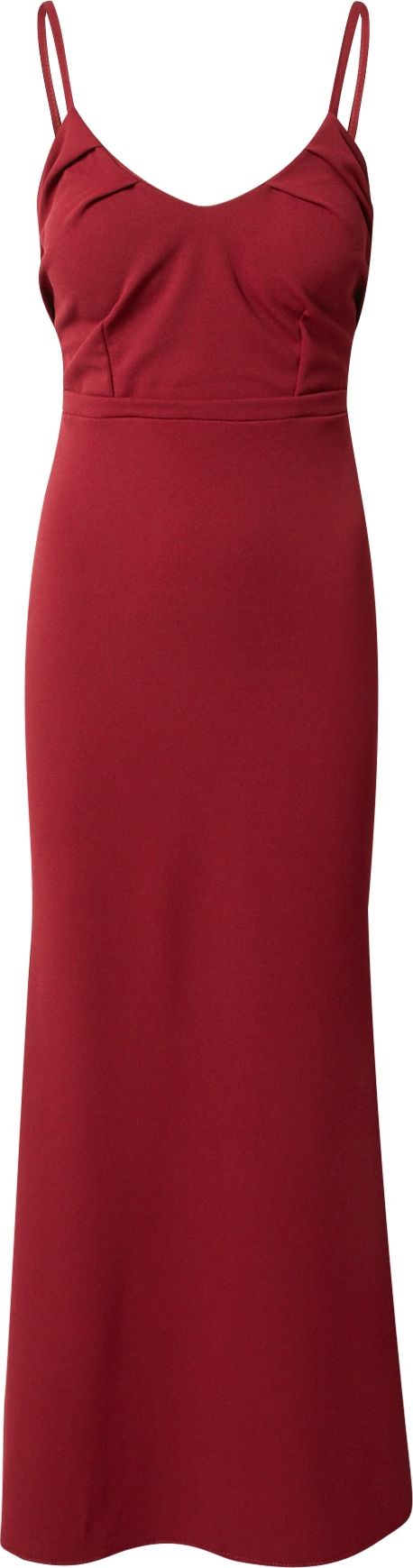 WAL G. Společenské šaty 'JAN' vínově červená