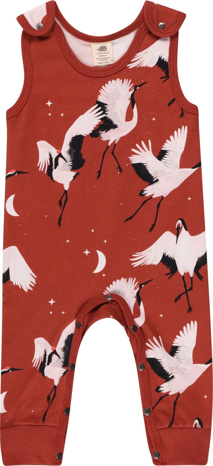 Walkiddy Overal červená / černá / bílá