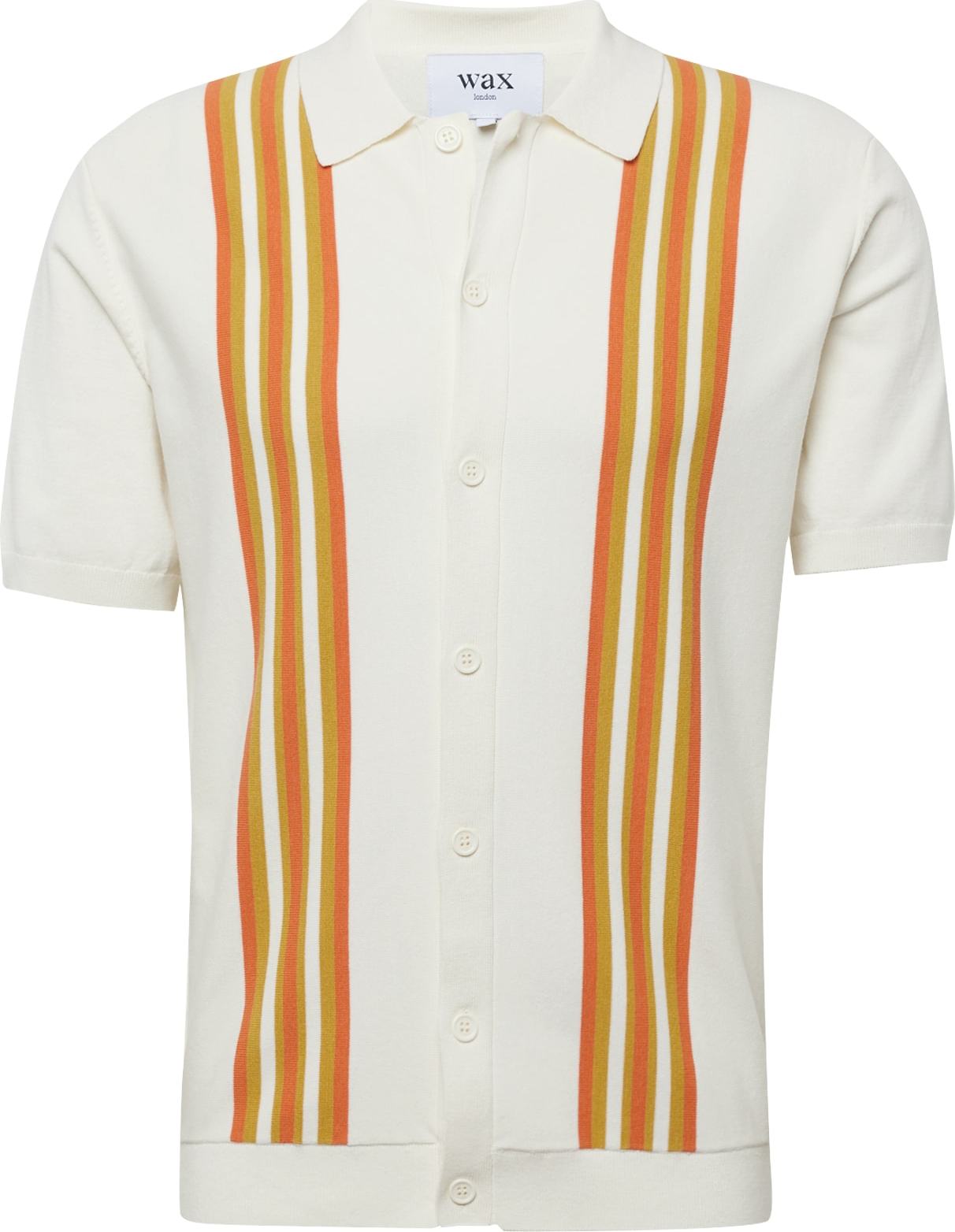 Wax London Tričko krémová / kari / jasně oranžová