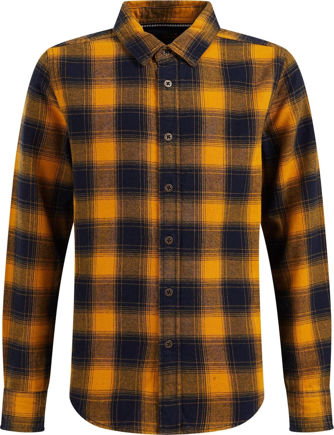 WE Fashion Košile námořnická modř / okrová