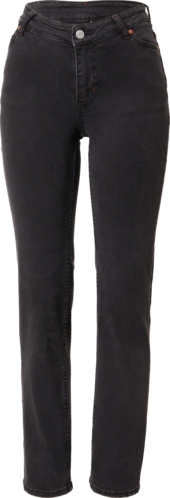 WEEKDAY Džíny černá džínovina