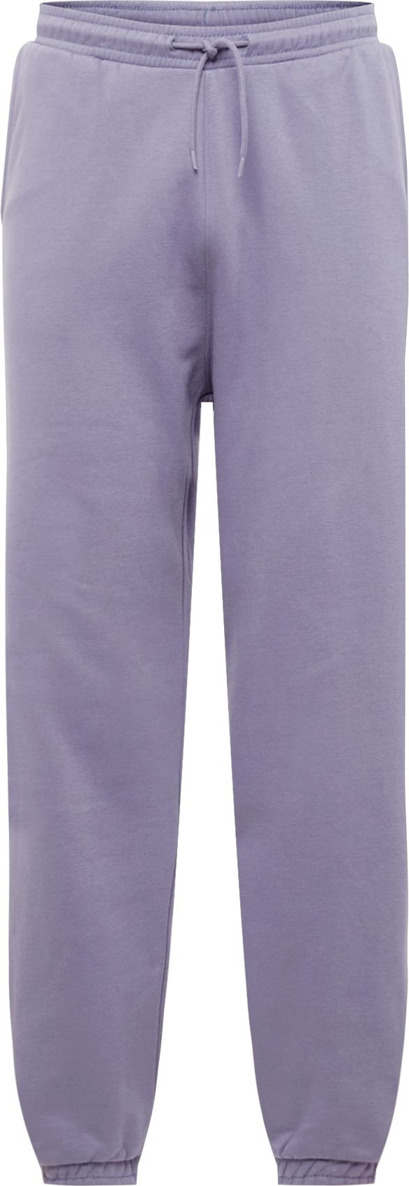 WEEKDAY Kalhoty šeříková