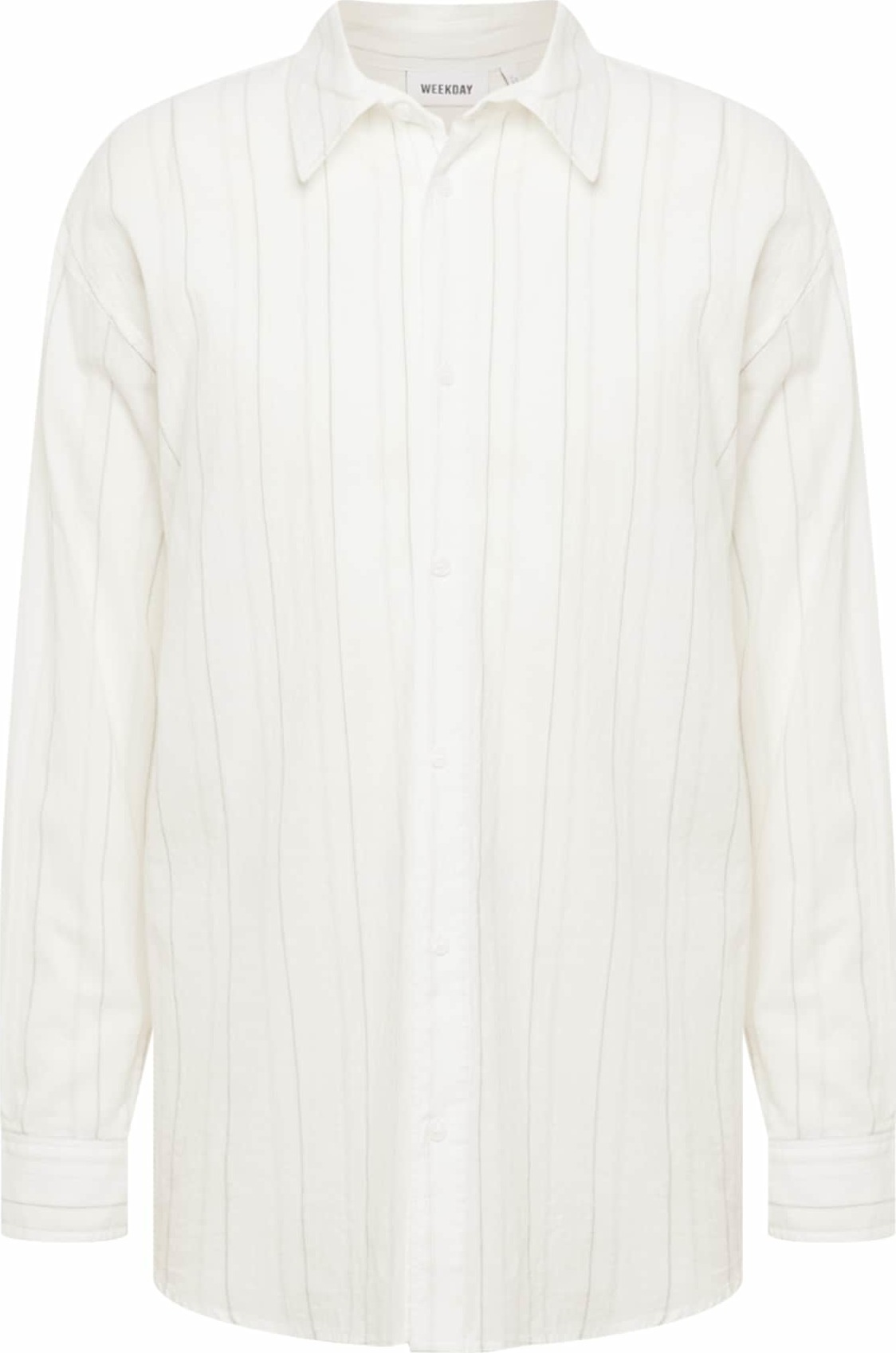 WEEKDAY Košile šedá / bílá