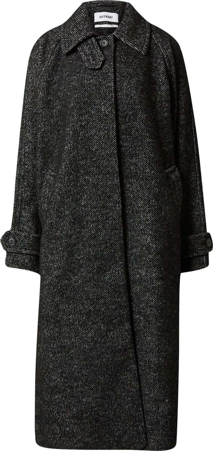 WEEKDAY Přechodný kabát 'Alyssa' tmavě šedá