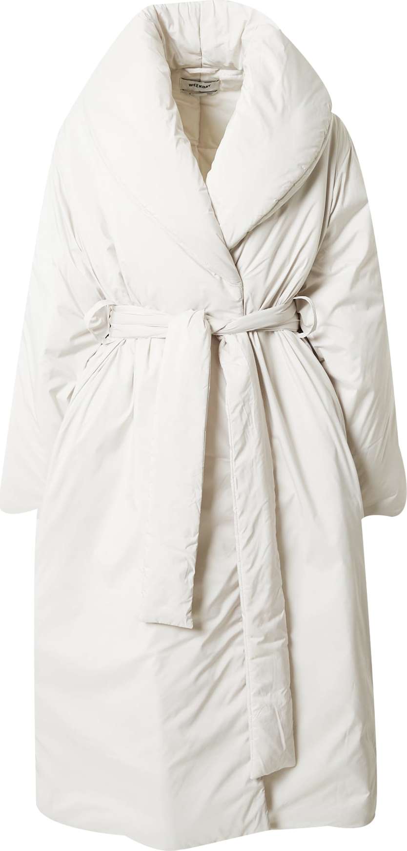 WEEKDAY Přechodný kabát 'Zyan' přírodní bílá