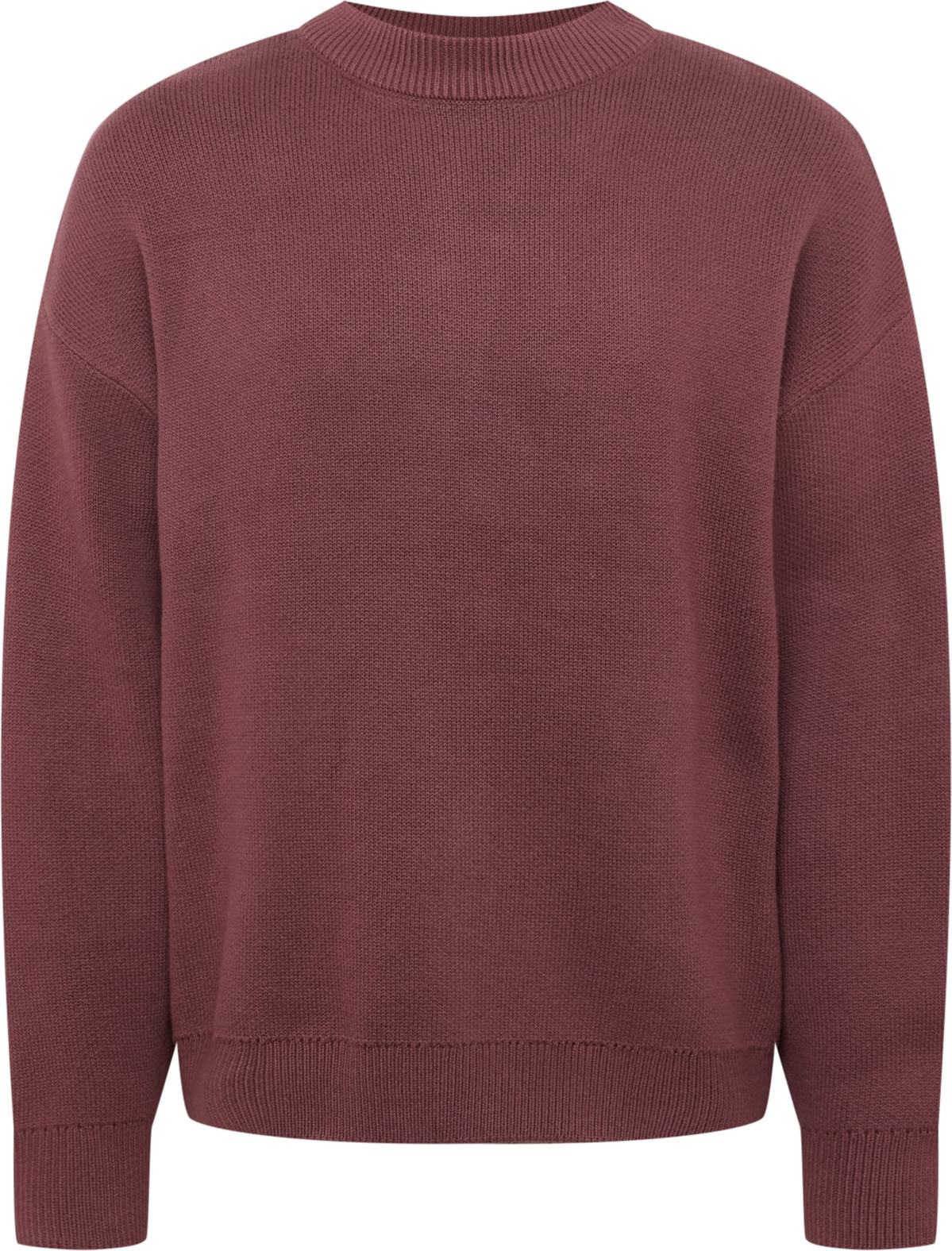 WEEKDAY Svetr 'John' burgundská červeň