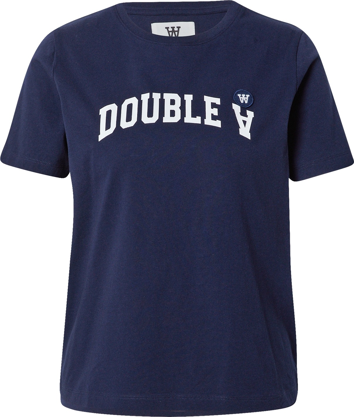 WOOD WOOD Tričko 'Mia' námořnická modř / bílá