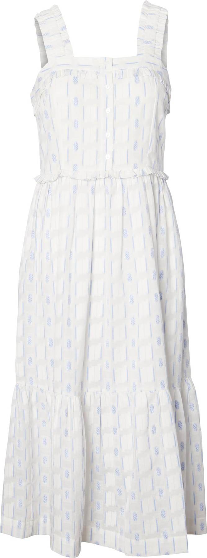 Y.A.S Letní šaty 'PRONTO' modrá / šedá / bílá