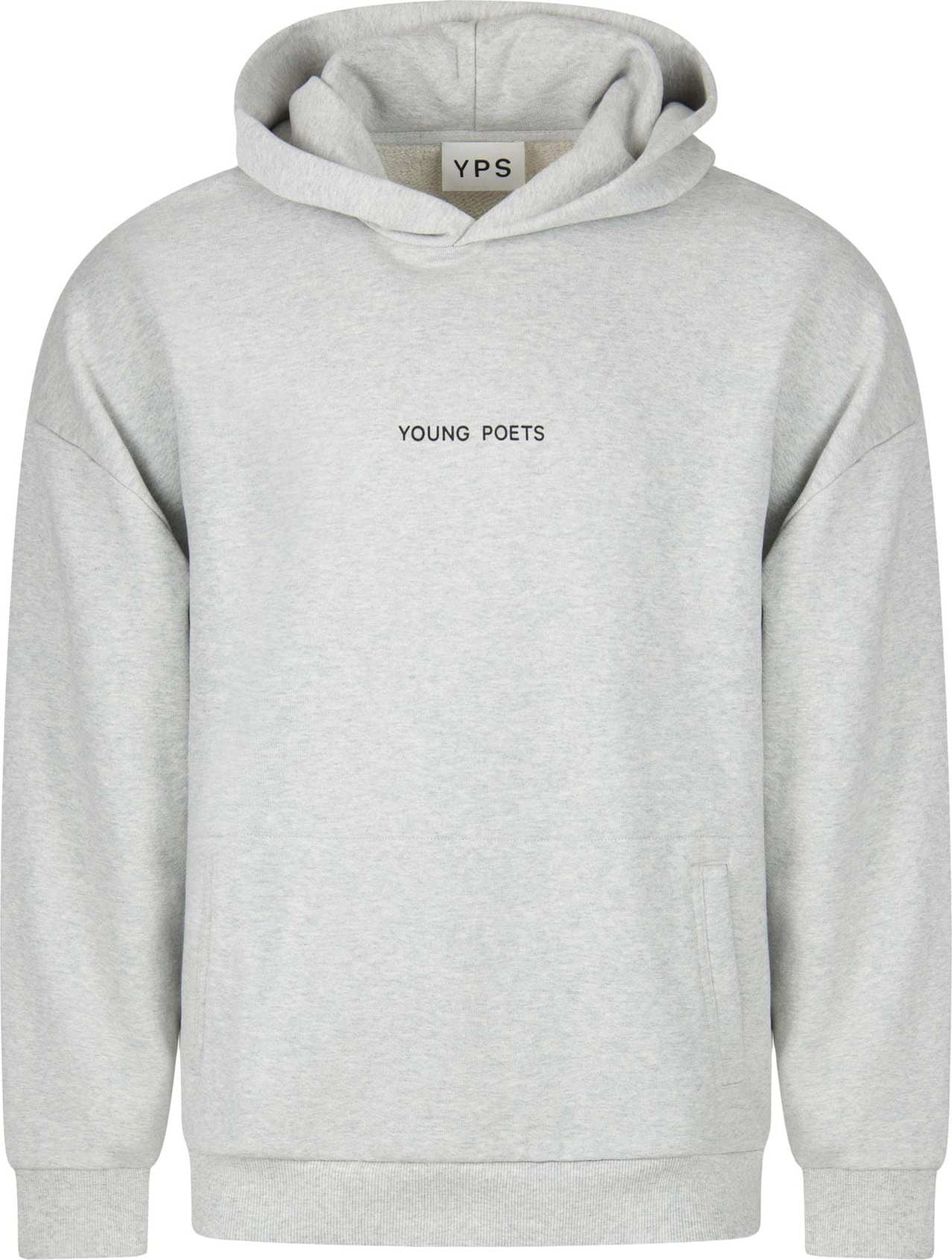 Young Poets Mikina 'Danis' šedý melír / černá