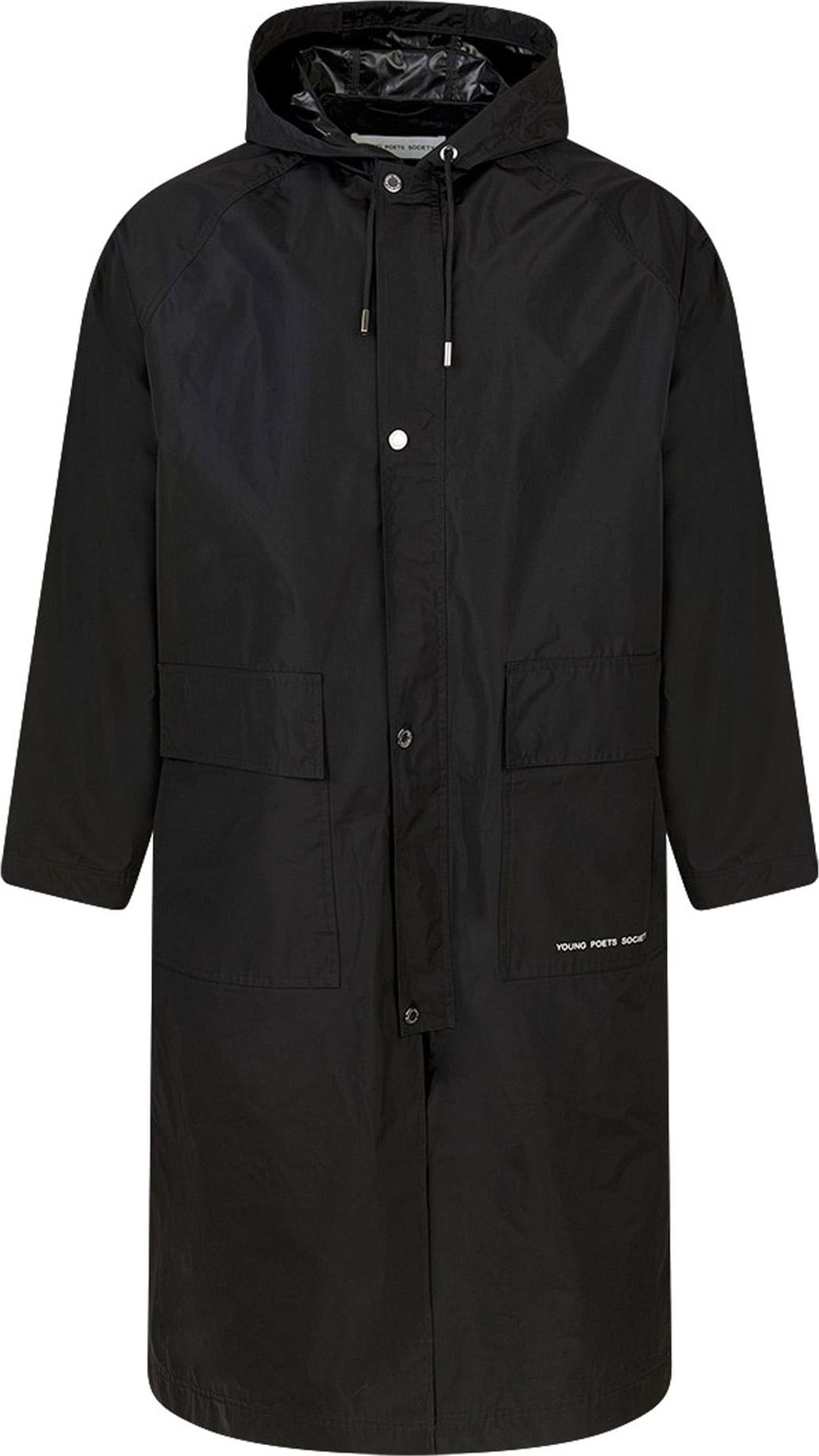 Young Poets Přechodný kabát 'Zarif' černá / bílá