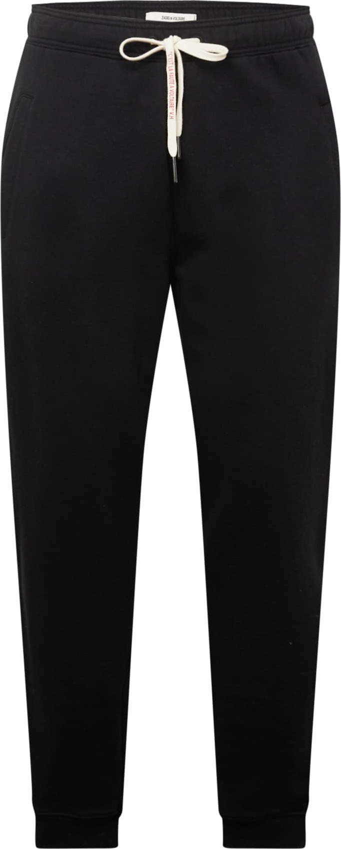 Zadig & Voltaire Kalhoty černá / bílá