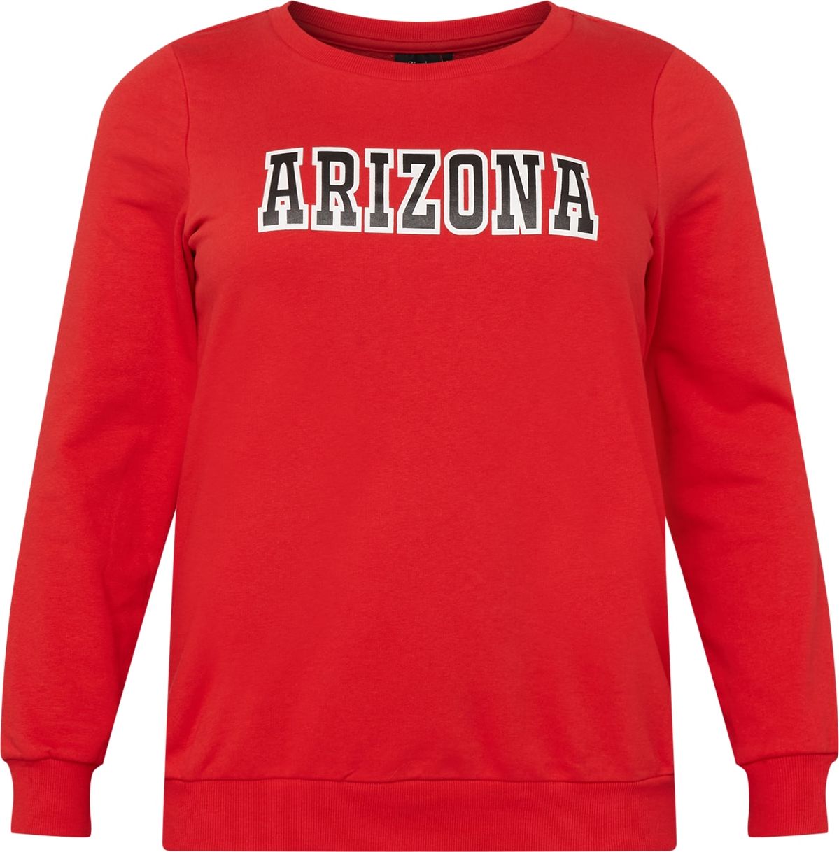 Zizzi Mikina červená / černá / bílá