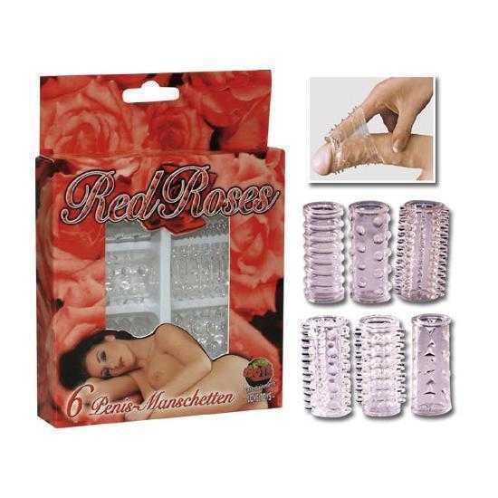 Orion Red Roses sada elastomerových návleků Erotic Entertainment Love Toys
